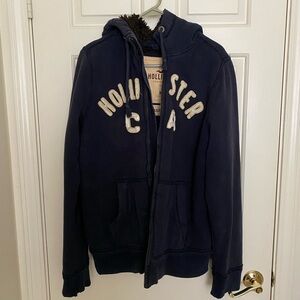 Hollister zip up jacket, size M